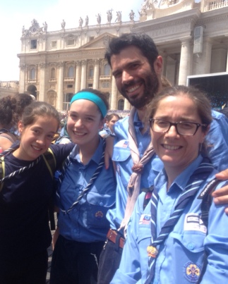 2 Scouts and a Warm Meeting with the Pope